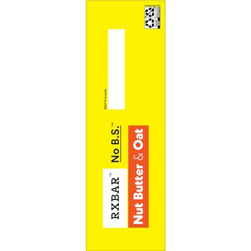 RXBAR NUT BUTTER AND OAT PROTEIN BARS, PROTEIN SNACKS, SNACK BARS, HONEY CINNAMON PEANUT BUTTER, 23.2OZ BOX (12 COUNT)