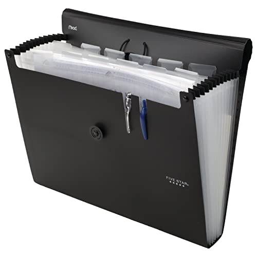 Five Star Expanding File Folder, 13Pocket Expandable File Folder, 13