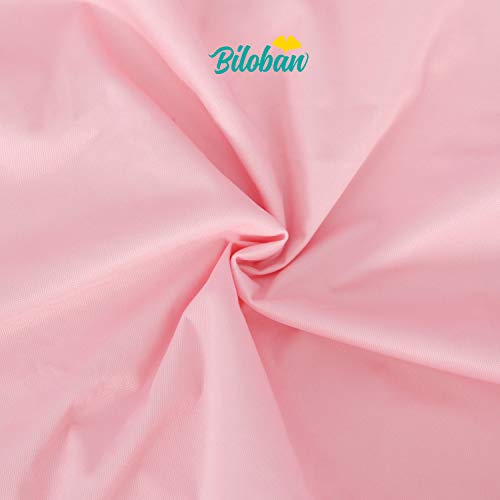 Biloban Diaper Pail Wet Bags 2 Pack, Water-Resistant Washable Diaper Pail Liner for Cloth Diaper, Laundry Garbage Trash Can Travel, White + Pink - Thumbnail 3