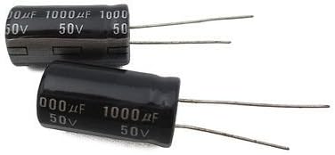 SuperiPB 50 PCS 1000uF 50V 105C Radial Electrolytic Capacitor 13x21mm New