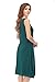 Bearsland Women's Sleeveless Maternity Dress Nursing Breastfeeding Dresses with Pockets