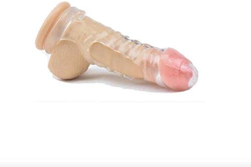 GSV Store Male Silicone Shaft Extender Textured Reusable Soft Sleeve Sensation 9LK5DH97102