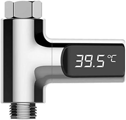 Liushuliang LED Shower Water Thermometer Children's Bath Temperature Real-Time Monitoring Water Temperature Monitor for Kids Adults