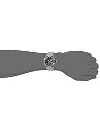 Invicta de los hombres 'tornillo acero inoxidable de cuarzo reloj Casual, color: plateado (modelo: 25862)