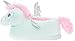 Silver Lilly Pegasus Slippers - Plush Animal Slippers w/Comfort Foam Support by