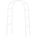 NStar Real Sized Metal Decoration Arch, White