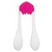 TISEA Unisex Squid Hat Cuttlefish Funny Hats Winter Fleece Hat (L, Peach Red)
