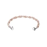 Divoti Inter-Mesh Rose Gold & Silver Stainless Steel Interchangeable Medical Alert Replacement Bracelet for Women