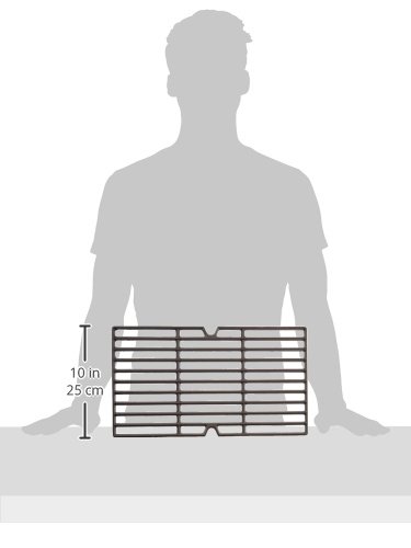 Music City Metals 61613 Matte Cast Iron Cooking Grid Replacement for Gas Grill Models Kenmore 146.16132110 and Kenmore 146.16133110, Set of 3