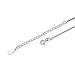 Cat Eye Jewels 925 Sterling Silver Cubic Zirconia Crystal Diamond Square Fidget Cube Pendant Necklace for Women Girls