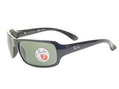 Ray-Ban RB4075 61mm Black Polarized Green Classic G-15