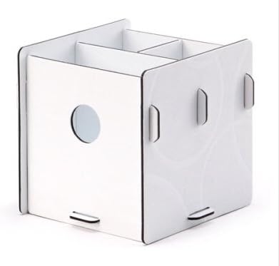 Luxury White Artwork Collection Pen Organizer Desk Sorter Room Dec DIY 3Cases