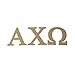 Desert Cactus Alpha Chi Omega Wooden Letter Set Sorority 7.5 Inch Unfinished Wood AXO