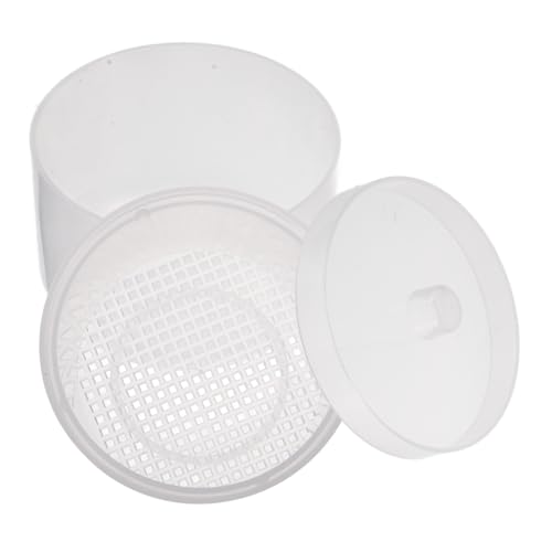 Beatifufu 1Set Nail Tool Cleaning Box Transparent Cleaning Tray for Manicure Tools for Nail Professionals and Home Use Practical Nail Tool Cleaner Case for Soaking and