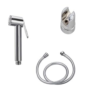 SHRUTI PVC Hand Faucet with 1 Meter Long Hose Pipe & Abs Stand Full Set