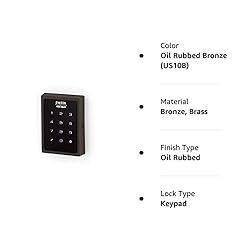Emtek Empowered Motorized Touchscreen Keypad Smart