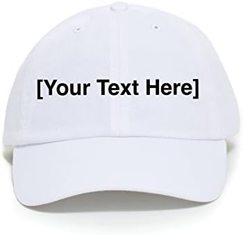 Custom Hat Custom Baseball Cap Custom White Hat Adjustable Embroidered Cap