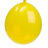 Clear Crystal Yellow Balloons - 11
