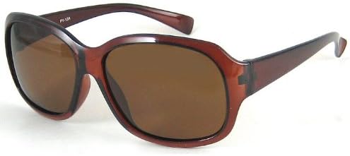 Amazon サングラスハット 偏光サングラス Py Lady13 A ダークブラウン レディース Uvカット ドライブ 旅行 女性用 サングラス 通販
