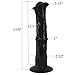 FAAK Big Size Artificial Horse Dildo Soft Flexible Thick Long Adult Sex Toy (Black)