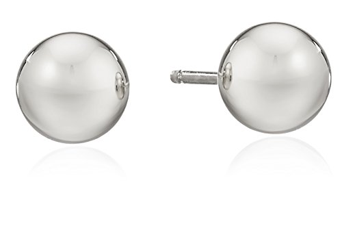 18k Gold 7mm Ball Stud Earrings
