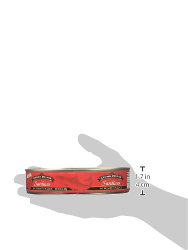 CROWN PRINCE SARDINES IN TOMATO SAUCE, 15 OUNCE