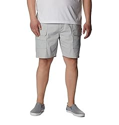 Columbia Men's Half Moon Iii Short, Cool Grey, 5X x 8