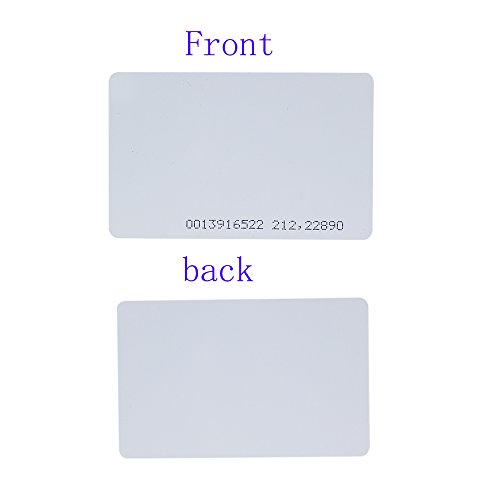 OBO HANDS Proximity 125KHz EM4100 RFID Proximity Smart Entry Access Employee ID Entry Card Thickness 0.8mm (50)