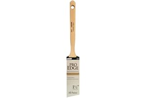 Linzer Products 2853-0150 1-1/2" Polyester/Nylon Blend Pro Edge Angle Sash Paint Brush