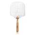 Artaste 32352 Aluminum Pizza Peel with Folding Handle, 12 x 14-inch Perforated Blade, 23.5 inch overall