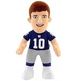 NFL New York Giants Eli Manning Player Plush Doll, 6.5-Inch x 3.5-Inch x 10-Inch, Blue