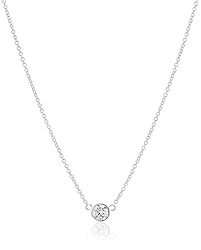 Amazon Collection 14k White Gold Bezel Set