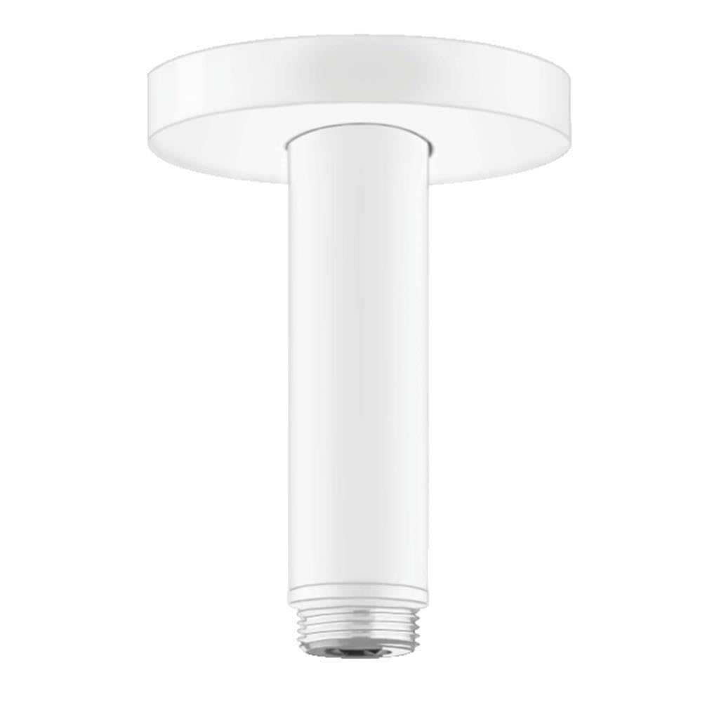 hansgrohe 27393700 Deckenanschluss S 10 cm Mattweiß Ceiling Connection, matt White