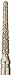 Crosstech Multi-Use Diamond Burs 856/012S (1.2mm head size, 8.0mm head length), Friction Grip Shank, Medium, Round End Taper (Pack of 5)