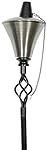 72 Inch (Set of 6) Nickle Plated Flared Conical Outdoor Garden Tiki Torches
