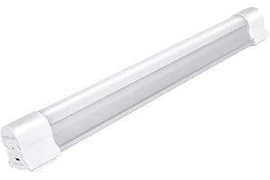 LETOUR LED Tube Magnetic Light Work Lights 6000Lumens 10400mAh 5 Lighting Options Camping Lantern USB Rechargeable Portable Battery Powered Lights with 2 Magnets Endurance for 80 Hours