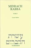 MIDRACH RABBA GEN?SE T.01 by ANONYME (March 01,1990) by 