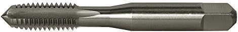M2-0.40 Hand Tap, Plug, 3 Flutes, High Speed Steel, Bright Tap Finish - 1 Each