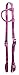 Horse Nylon One Ear Headstall Bridle. 2 Ply Nylon. Adjustment Buckles on Both Cheeks. Color Choice (Pink)thumb 1