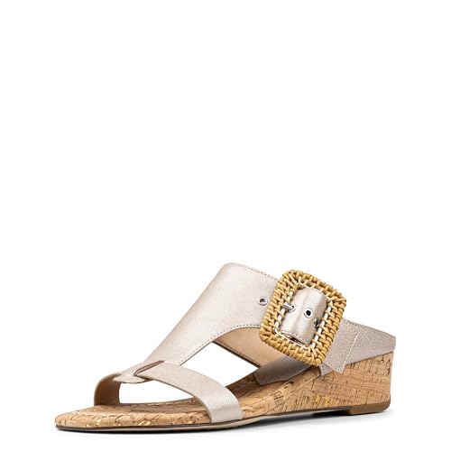 Donald Pliner Women's VINE Wedge Sandals, Open-Toe, Comfortable, Summer Wedges.