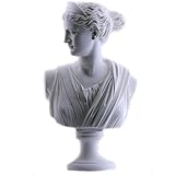 Artemis Diana Bust Head Greek Roman Goddess Statue Handmade Sculpture 19.88