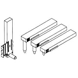 Graphic Controls 30735489-002 Replacement Chart Recorder Pen for DR4300, red, Channel 2, 6/pk