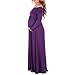 Mother Bee Maternity Off Shoulder Cowl Neck Maternity Dress for Baby Shower or Casual Wear Eggplant