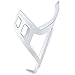 Bike Water Bottle Holder, Black or White Gloss, Secure Retention System, No Lost Bottles, Lightweight and Strong Bicycle Bottle Cage, Quick and Easy to Mount, Great for Road and Mountain Bikes