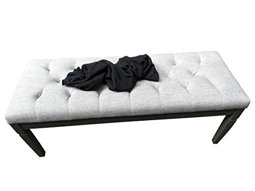 Qualitrusty Waterproof Dining Bench Protector - Perfect for Kids, Elderly, Restaurants, Dental Clinics, Party, Home - Machine Washable, Stretchy, Snugly Fit, Clean The Mess Easily (60x17, Black)