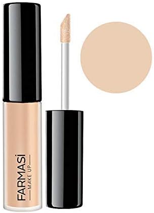 Farmasi Make Up Full Coverage Concealer Liquid, 7 ml./0.24 fl.oz. (04 - Pure Beige)