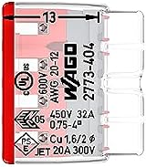 WAGO 2773-404 COMPACT Splicing Connector 4 Conductor 4mm2 Red Cover 80 pcs view 4