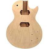 New Guitar Body Mahogany Maple Cap DIY Electric Guitar Replacement Set in Guitar Pocket HH pickups