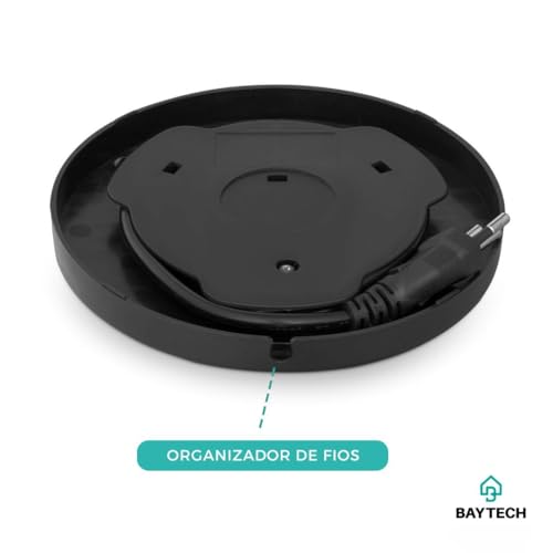 Chaleira Elétrica de Vidro 2 Litros 127/ 220V com Base Giratória 360° e Aquecimento Rápido 1000W (220v)