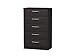 Homestar Finch 5 Drawer Chest, 27.5